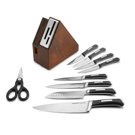 Calphalon Precision Space-Saving Self-Sharpening Knife Block Set with SharpIN™ Technology, 10 (Best Way To Sharpen Global Knives)