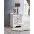 thumbnail image 6 of Veron Pearl White 2-Drawer 21 in. W NIghtstand, 6 of 6