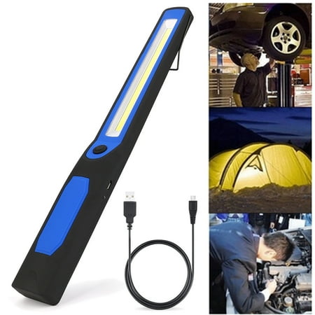 

MIARHB 2in1 Rechargeable LED COB Camping Work Inspection Light Lamp Hand Torch Magnetic