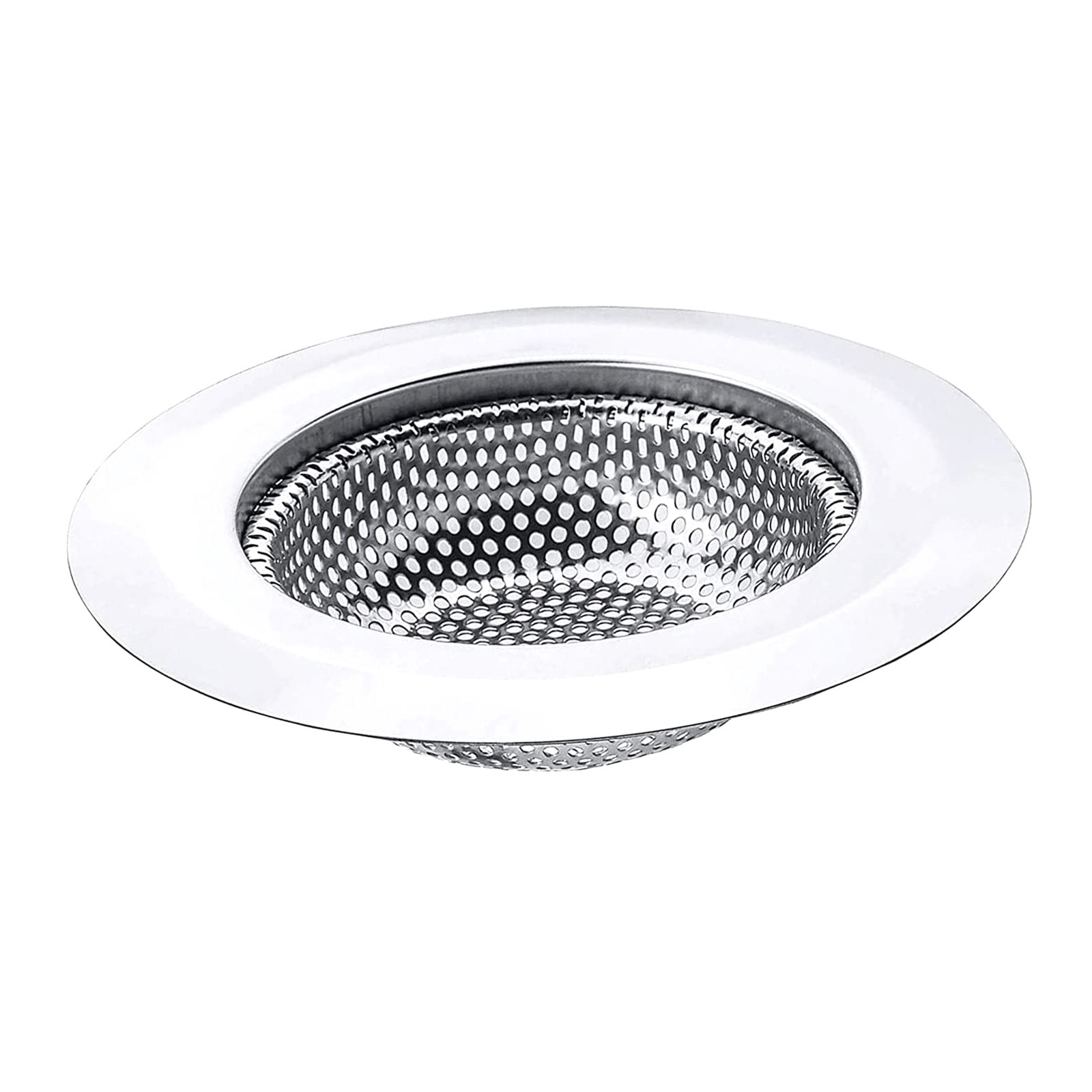 Sink Strainer, Stainless Steel Kitchen Sink Strainer, Wide Edge