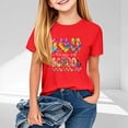 thumbnail image 1 of hengsof T-Shirt à Manches Courtes pour Enfants 100e Jour d'École, Col Rond, Imprimé Graphique Mignon, Chandail Décontracté Confortable, Chemise Basique Élégante, 1 of 7