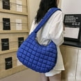 thumbnail image 3 of Stylago Quilted Puffy Tote Bag Crossbody Shoulder Purse Lightweight Hobos Handbags Ladies Underarm Pack with Internal Pockets Blue, 3 of 6