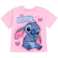 thumbnail image 3 of Conjunto de ropa Disney Lilo & Stitch para niñas grandes y pantalones cortos, 3 of 7