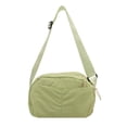 thumbnail image 1 of Lightweight fabric crossbody bag with multiple zippered pockets, 1 of 8
