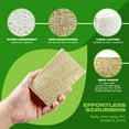 thumbnail image 6 of JuneLily Eco-Friendly Dish Sponge Plant-Based for Kitchen Dish Washing Home Cleaning (10 Pack), 6 of 7