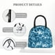 thumbnail image 4 of Balery Blue Tie Dye Bolsa de Almuerzo para Mujeres, Caja de Almuerzo, Bolsa de Almuerzo Pequeña Impermeable, Tote de Almuerzo Reutilizable con Gran Capacidad, 4 of 6