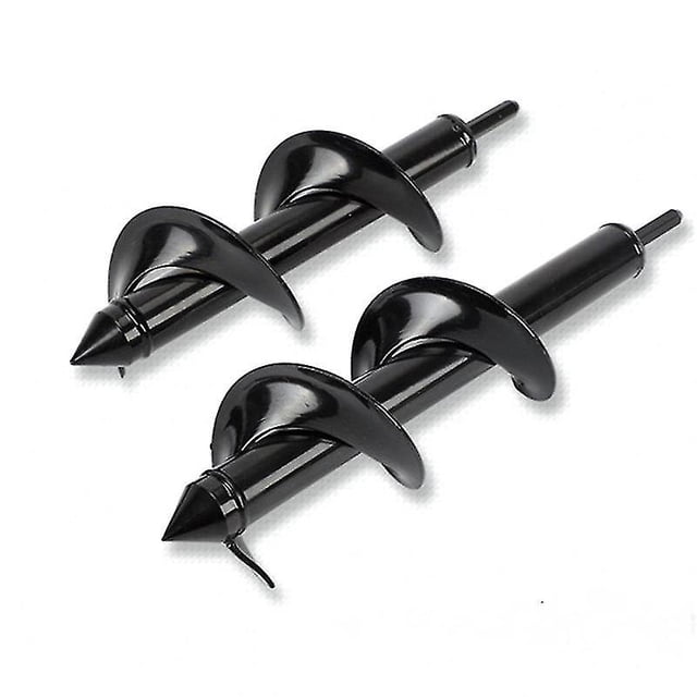 Broca de broca de gusano para plantar 4*45cm, barrena de jardín, perforación espiral mejorada, bulbo de broca para asador, excavadora de poste de agujero de jardín, agujero en espiral, plantación Hex Afortunado Sencillez