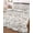 Brown, variant on Khaki Flower King Size Down Alternative Comforter, Lightweight Comforter Quilt Bedding Set with Pillow Shams Vintage Farmhouse Boho Leaf Spring Plant All Seasons Bed Comforter Duvet Insert 96"x106"