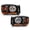 Clear Lens Black Housing Amber Reflector, variant on PIT66 Headlights  Clear Headlamp Pair Black Fit For  Dodge Ram 1500 2500 3500 2006-2009