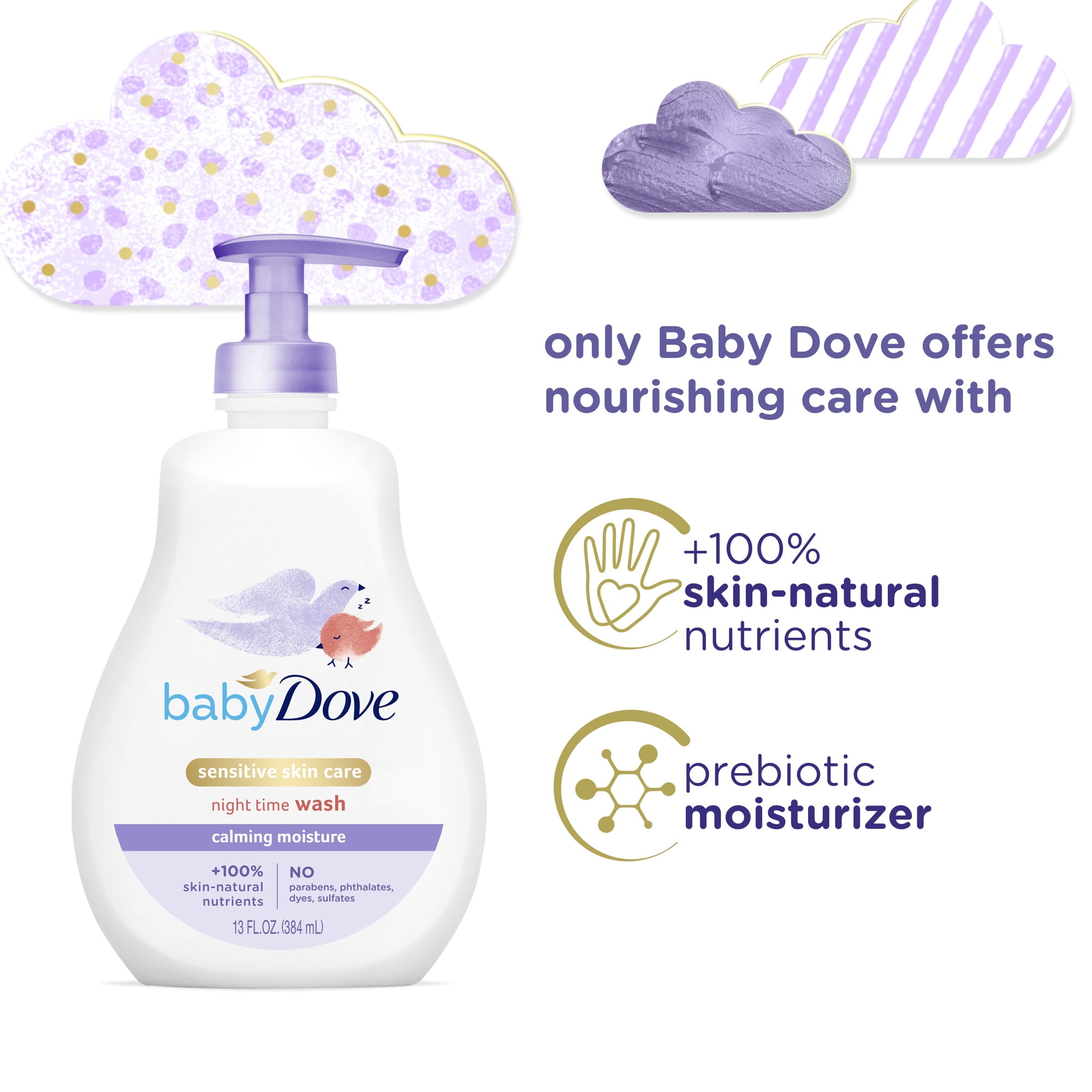 dove unscented baby wash