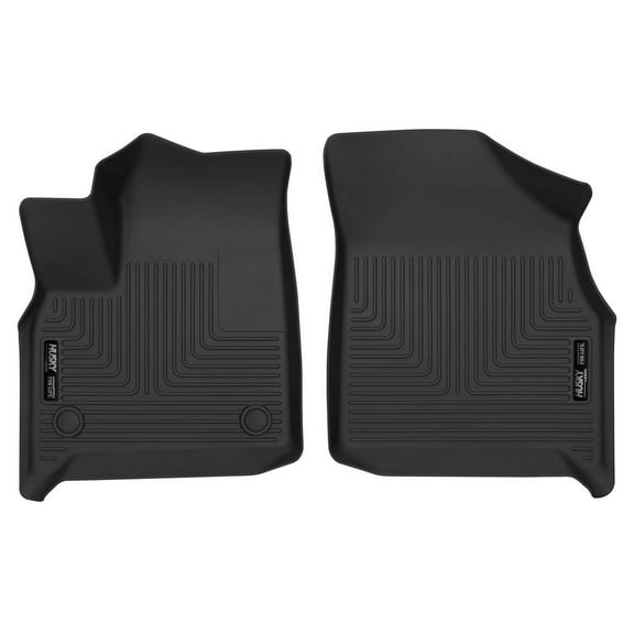 Husky Liners 52931 X-Act Contour Floor Liners Fits 2018-2024 Buick Enclave & 2018-2024 Chevy Traverse incl. Bench & Bucket Seats Front Row 2 Pc Black