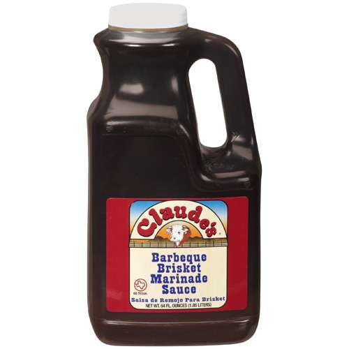 Claude's Barbeque Brisket Marinade Sauce, 64 fl oz Bottle