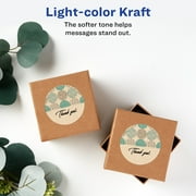 Avery Kraft Brown Round Labels, 2.5 Diameter, 225ct (22808)