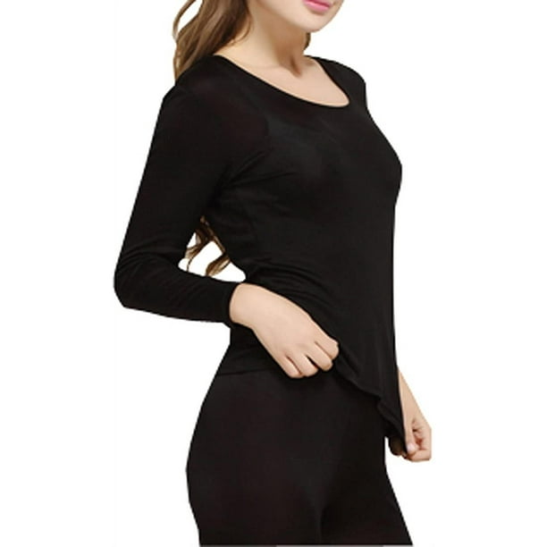 Women's Silk Thermal Underwear Sets - Long Johns for Warmth and Comfort 