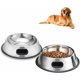 thumbnail image 1 of Cuenco grande para , 2 cuencos de acero inoxidable con patas de goma antideslizantes, cuenco mediano y grande para agua y comida (30 cm), 1 of 5