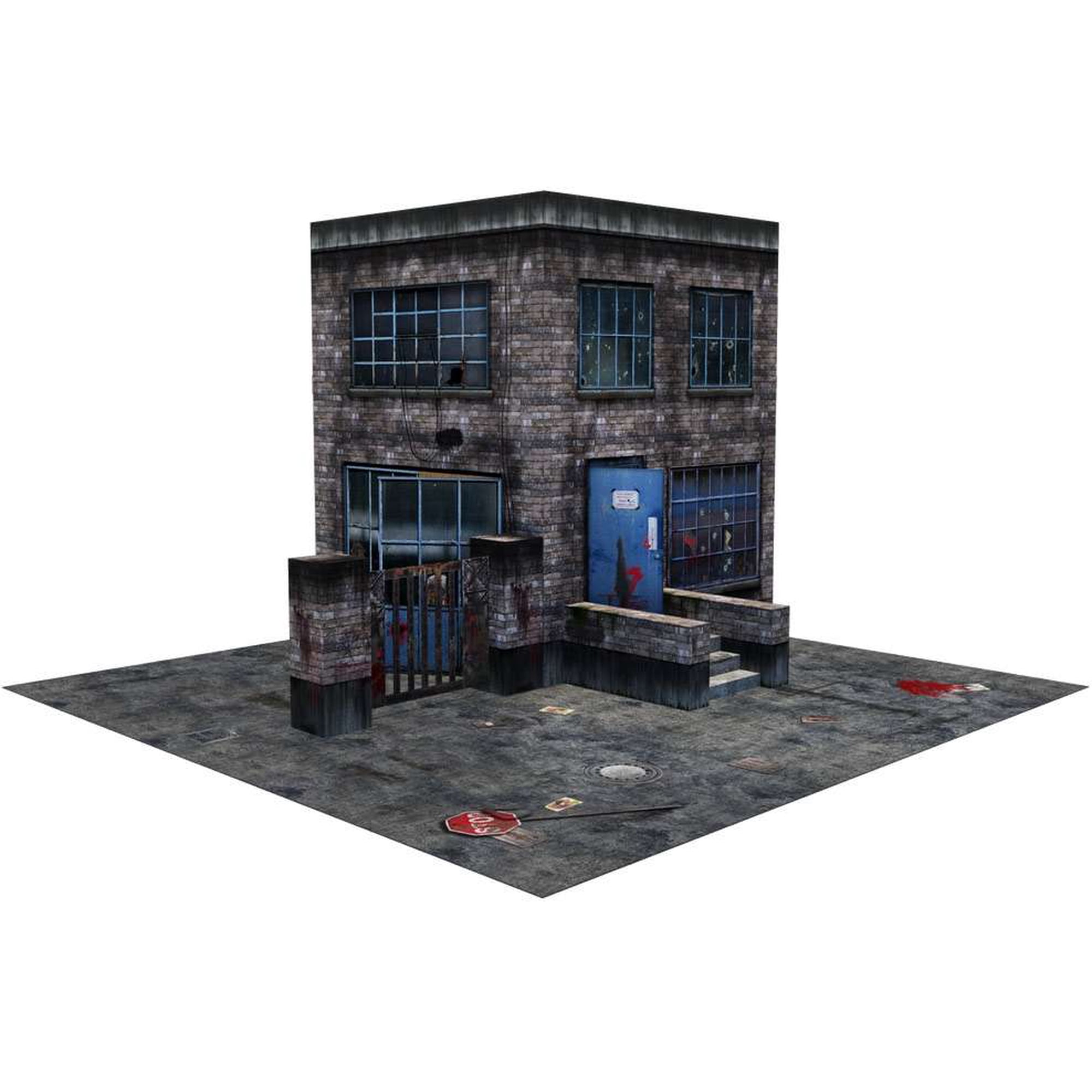 Zombie Street Diorama Vitruvian H.A.C.K.S. Series Z 1:18 Scale Display Playset