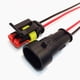 thumbnail image 4 of Scienceny 5x Amplia gama negra de conector de cable eléctrico - Enchufe de conector de instalación simple a prueba de agua negro Type1 NO1, 4 of 6