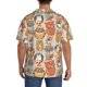 thumbnail image 3 of Fotbe Colorful Owls Camisa Estampada de Manga Corta para Hombre, Casual de Verano, Estilo Playero, Sin Arrugas-Medium, 3 of 5