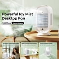 thumbnail image 5 of Rewenti Powerful Ice Desktop Fan 4000Mah Battery, 6-Speed Digital Display Spray Automatic 3-Gear Oscillating, 5 of 5