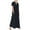 Navy dresses, variant on Summer Saving Wycnly Dresses for Women 2024 Casual Plus Size Loose Button Down Cotton Linen Shirt Long Dresses with Pockets Solid Short Sleeve Lapel Maxi Formal Dresses for Women Black XXXXXL