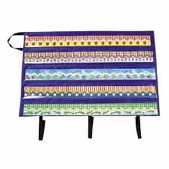 Carson-Dellosa Publishing CDPCD5652 Border Pocket Chart Storage Bag - Blue