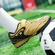thumbnail image 5 of Zapatos de fútbol para niños Botas de fútbol antideslizantes Tacos Zapatillas de fútbol para césped 3026-Gold-32 oso de fresa Electrónica, 5 of 5