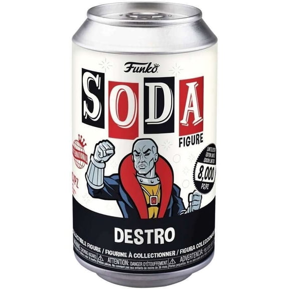 Funko Soda Retro Toys G.I. Joe - Destro Sealed Can [International] [Limited Edition 8000 PCS]