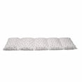 thumbnail image 2 of Retro Floor Pillow Lounger Cover, Flamingo Birds on Minimalist Polka Dots Background Illustration, Nap Mat Printed Fabric Case for 5 Pillows, 88" x 27", Pale Pink White, by Ambesonne, 2 of 5