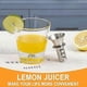 thumbnail image 2 of Stainless Steel Manual Lemon Juicer Squeezer, Easy Squeeze Small Hand Juicer and Reamer, Hand Citrus Juicer and Lemon Pourer, Screw Limes squeezer, 2 of 5