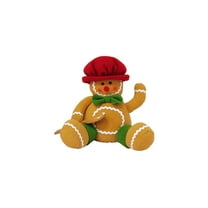 nvzhuang Christmas Gingerbread Plush Toy, Cute Gingerbread Stuffed Animals Doll Plush Toy, Home Holiday Party Decoration Ornament