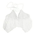 thumbnail image 3 of Women's Tank Top Spaghetti Strap Camisoles Sleeveless Square Neck Tops Lace Crop Tank Top Summer Streetwear 3x Sleeveless Shirts Breathe Top Women Fitted Shirt Women Ballet Tops for Women Dressy, 3 of 3