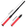 thumbnail image 2 of Compact Telescopic Trekking Poles - Adjustable 10-20Inch, Mechanical Locking, Ergonomic Silicone Grip - for Hiking, Skiing & Outdoor Adventures - Red, 2 of 7