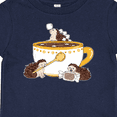 thumbnail image 4 of Inktastic Cute Hot Chocolate Hedgehogs Boys or Girls Baby T-Shirt, 4 of 5