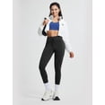 thumbnail image 5 of baleaf Women's Thermal Warm Winter leggings Fleece lined Pants Waterproof High Waisted with Pockets Outdoor Workout Running Tights Black M, 5 of 7
