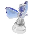 thumbnail image 3 of Adorable Crystal Angel Ornament Desktop Decorative Crystal Angel Figurine Exquisite Crystal Craft, 3 of 7