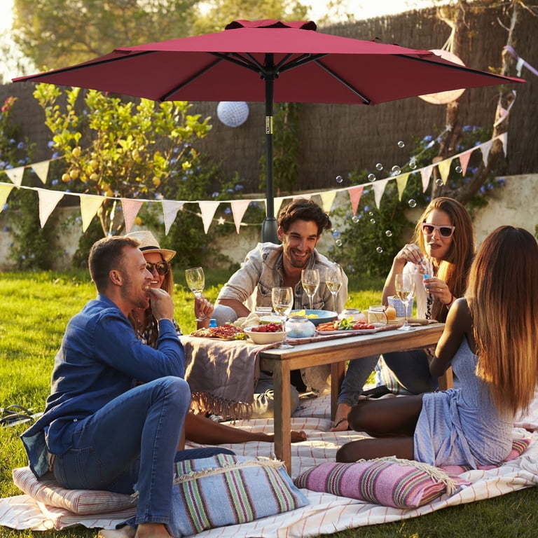 decorate your patio umbrella 10 Creative Outdoor Umbrella Ideas for Backyard Space