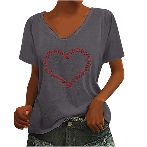 Camiseta sin mangas con cuello en V y estampado informal elegante para mujer OAVQHLG3B Store lin121212