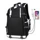 thumbnail image 1 of Mochila Jordan Fashion (negra) Mochila escolar Bolsa multifunción con carga USB para viajes juveniles, 1 of 3