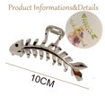 thumbnail image 2 of Pince à Cheveux en Métal en Forme d'Arête de Poisson Accessoires de Coiffure Antidérapants, 2 of 5