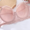 thumbnail image 6 of LFEOOST Seamless Wireless Bras for Women,Lace Floral Ice Silk Cooling Braice,Lightweight Comfy Fit Push Up Bralettes Seniors Pink XXXL, 6 of 9