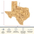thumbnail image 5 of Totally Bamboo Destination Texas State Shaped Cutting Board, 5 of 8