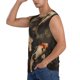 thumbnail image 3 of Fotbe Koi Fish Tranquility Men's Camiseta sin Mangas Estampada para Hombres, Playera Casual para Gimnasio, Entrenamiento, Playa-Large, 3 of 7