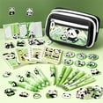 thumbnail image 3 of 30PCS Cute Panda Backpack with Stationary Set - Kawaii Casual Outdoor Daypack Bookbag, 3 of 7