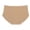 Complexion, variant on Seamless Ribbed Bikini Panties For Women With High Rise Waist And Sexy Wave Hem Design Featuring Stretchy Cheeky Coverage Green S