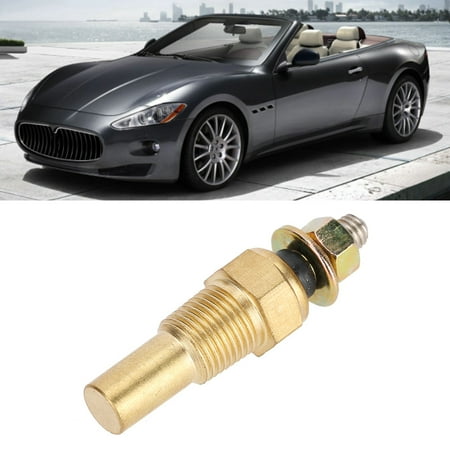 Temperature Sending Unit - YLSHRF Water / Oil Temp Temperature 1/8 NPT Electrical Sender Transmitter Sending Unit Temp Sensor, Water Temperature Sending Sensor Unit, Oil Temperature Electrical Sender