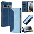 thumbnail image 2 of Phone Case for Google Pixel 7 Pro FOXDOCK Premium Leather,Creative Dual-Color Cover with Card Slot,Shockproof, 2 of 7