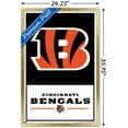 thumbnail image 2 of NFL Cincinnati Bengals - Logo 21 Wall Poster with Magnetic Frame, 22.375" x 34", 2 of 4