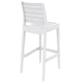 thumbnail image 3 of 42.5" White Solid Refined Patio Bar Stool, 3 of 8