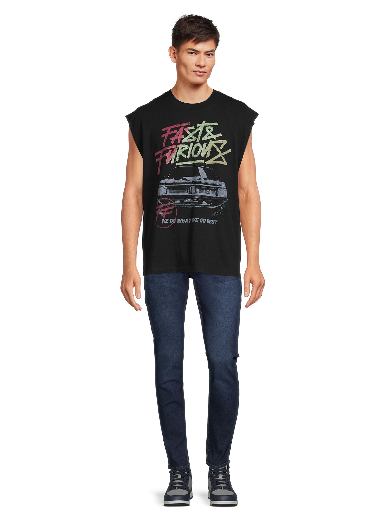 Fast and Furious Men’s and Big Men’s Muscle Tank Top, Sizes S-3XL
