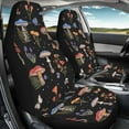 thumbnail image 4 of Uorisanigo Mushroom Car Seat Covers Set of 2 Waterproof Universal Vehicle Front Seats Interior Protector Easy to Install Interior Protection Suitable Fits Most Car Auto SUV Sedan Truck, 4 of 7